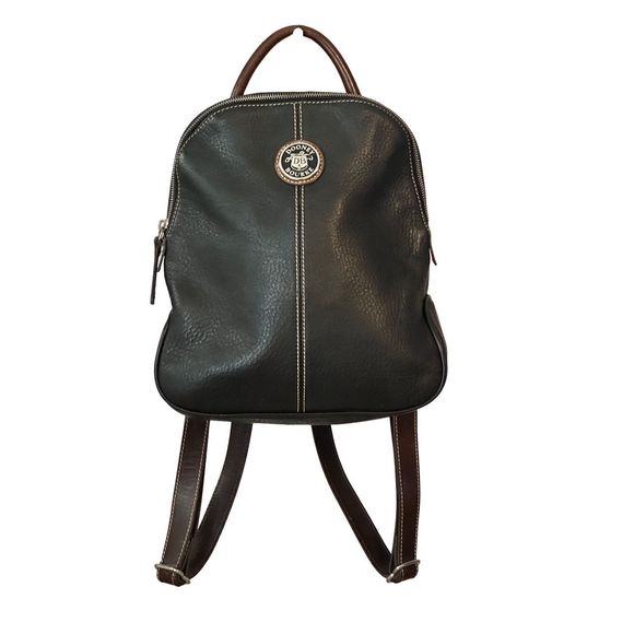 Dooney & Bourke Handbags - Vintage Dooney & Bourke Pebbled Leather Navy Backpack